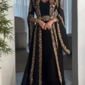 elegant-black-moroccan-kaftan-gold-embroidery-eid-wedding-gown (5)